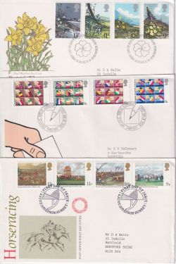 1979 Bulk Buy x 5 Fancy Postmarks FDC (89851)