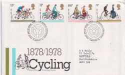 1978-08-02 Cycling Stamps Bureau FDC (89853)
