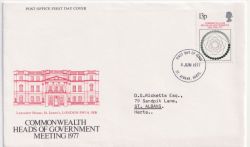 1977-06-08 Heads of Government St Albans FDC (89858)
