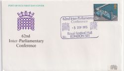 1975-09-03 Parliamentary Conference London SE1 FDC (89863)