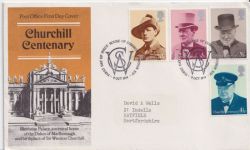 1974-10-09 Churchill Stamps London SW FDC (89871)