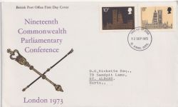 1973-09-12 Parliament Stamps St Albans FDC (89883)