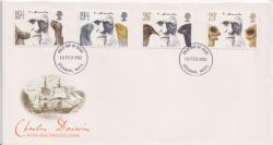 1982-02-10 Charles Darwin Stamps Stevenage FDC (89899)