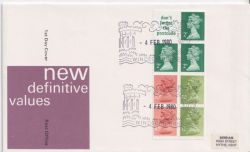 1980-02-04 50p Definitive Booklet Windsor FDC (89937)