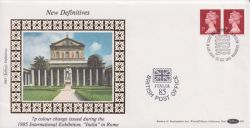 1985-10-29 Definitive Stamps Bureau Silk FDC (89988)