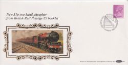 1986-03-18 Definitive 31p From Rail Booklet Bureau FDC (89995)