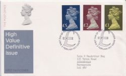 1977-02-02 Definitive High Values Windsor FDC (90033)