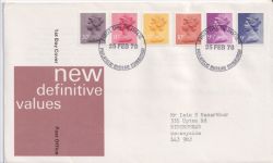 1976-02-25 Definitive Stamps Bureau FDC (90034)
