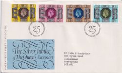1977-05-11 Silver Jubilee Stamps Bureau FDC (90040)
