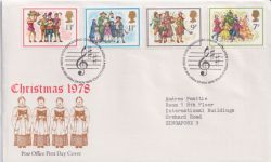 1978-11-22 Christmas Stamps Bethlehem FDC (90050)