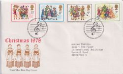 1978-11-22 Christmas Stamps Bethlehem FDC (90051)