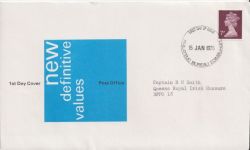1975-01-15 Definitive Stamps Bureau FDC (90055)