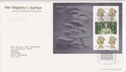2000-05-23 Her Majestys Stamps M/S Bureau FDC (90075)