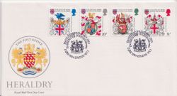 1984-01-17 Heraldry Stamps London WC1 FDC (90100)