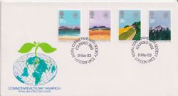 1983-03-09 Commonwealth Day London WC2 FDC (90106)