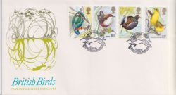 1980-01-16 British Birds Stamps Slimbridge FDC (90128)