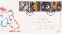 2000-12-05 Sound & Vision Stamps Cardiff FDC (90144)