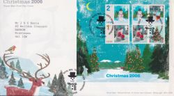 2006-11-07 Christmas Stamps M/S T/House FDC (90164)