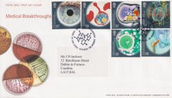 2010-09-16 Medical Breakthroughs Stamps Paddington FDC (90169)