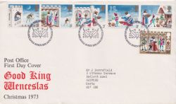 1973-11-28 Christmas Stamps BUREAU FDC (90264)