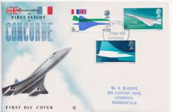 1969-03-03 Concorde Stamps Huddersfield FDC (90267)