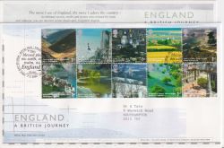 2006-02-07 England A British Journey T/House FDC (90284)