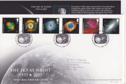 2007-02-13 The Sky At Night Stamps T/House FDC (90290)