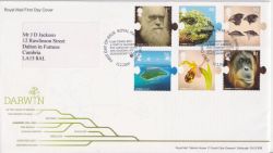 2009-02-12 Charles Darwin Stamps T/House FDC (90291)