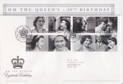 2006-04-18 Queen's 80th Birthday T/House FDC (90299)