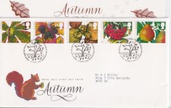 1993-09-14 Autumn Stamps Bureau FDC (90303)