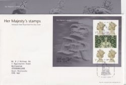 2000-05-23 Her Majesty stamps M/S London SW1 FDC (90312)