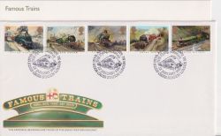 1985-01-22 Famous Trains Stamps Kings Cross N1 FDC (90358)