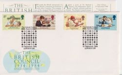 1984-09-25 British Council Stamps London SW FDC (90360)