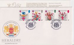1984-01-17 Heraldry Stamps London WC1 FDC (90367)
