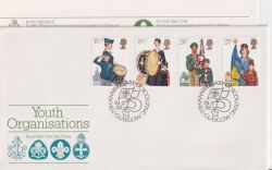1982-03-24 Youth Organisations Stamps Glasgow FDC (90381)