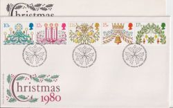 1980-11-19 Christmas Stamps Bethlehem FDC (90389)
