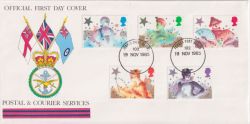 1985-11-19 Christmas Stamps Forces cds FDC (90432)