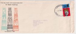 1966-12-01 Christmas Stamp London SW Unusual FDC (90472)
