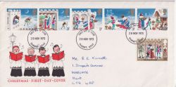 1973-11-28 Christmas Stamps Thanet FDC (90485)