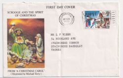 1973-11-28 Christmas Stamp Liverpool Slogan FDC (90486)