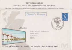1966-08-18 Tay Road Bridge Opening FDC (90509)