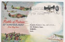 1965-09-13 Battle of Britain London SW1 Slogan FDC (90513)