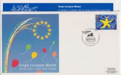 1992-10-13 European Market Stamp Edinburgh FDC (90532)