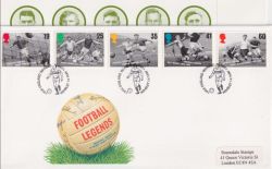1996-05-14 Football Legends Stamps Wembley FDC (90541)