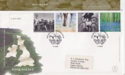 2000-07-04 Stone and Soil Stamps Killyleagh FDC (90569)