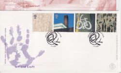 2000-05-02 Art and Craft Stamps Salford FDC (90573)