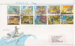 2002-01-15 Kipling Just So Stamps Burwash FDC (90602)