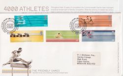 2002-07-16 Commonwealth Games Stamps Manchester FDC (90617)