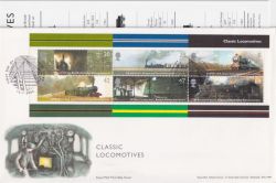 2004-01-13 Classic Locomotives M/S York FDC (90648)