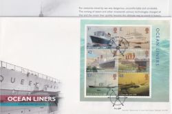 2004-04-13 Ocean Liners Stamps M/S Southampton FDC (90653)